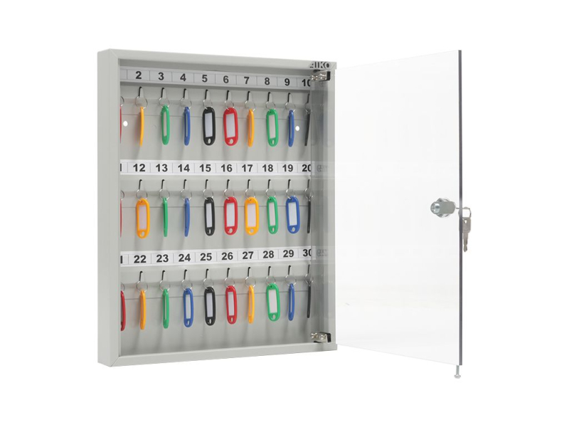 Ключница Промет KEY-30G (на 30 ключей) с прозрачной дверцей